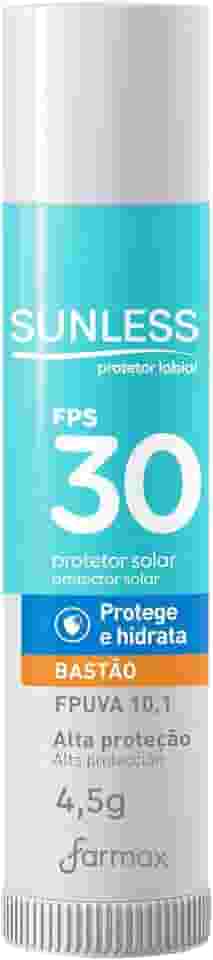 Sunless Protetor Labial Bastão Fps30 Sunless 4 5G