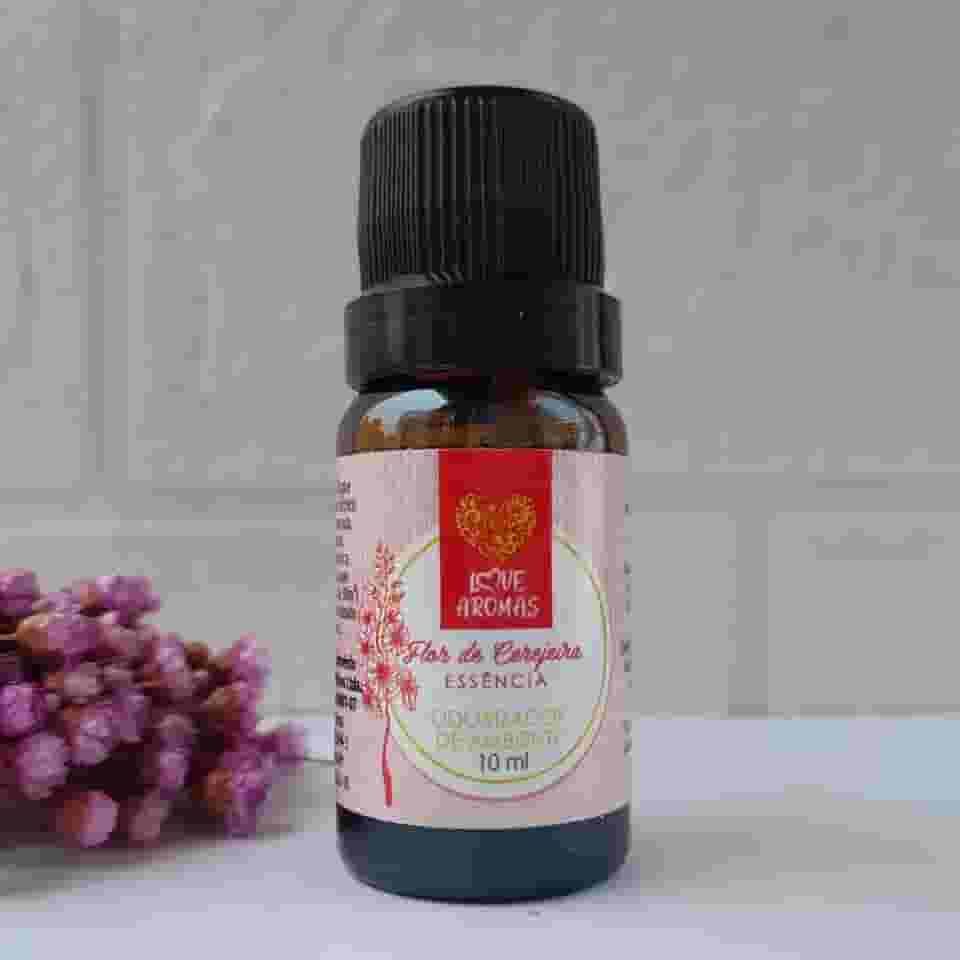 Essência Aromática de Flor de Cerejeira 10ml - Aroma Floral Elegante para Difusores e Velas