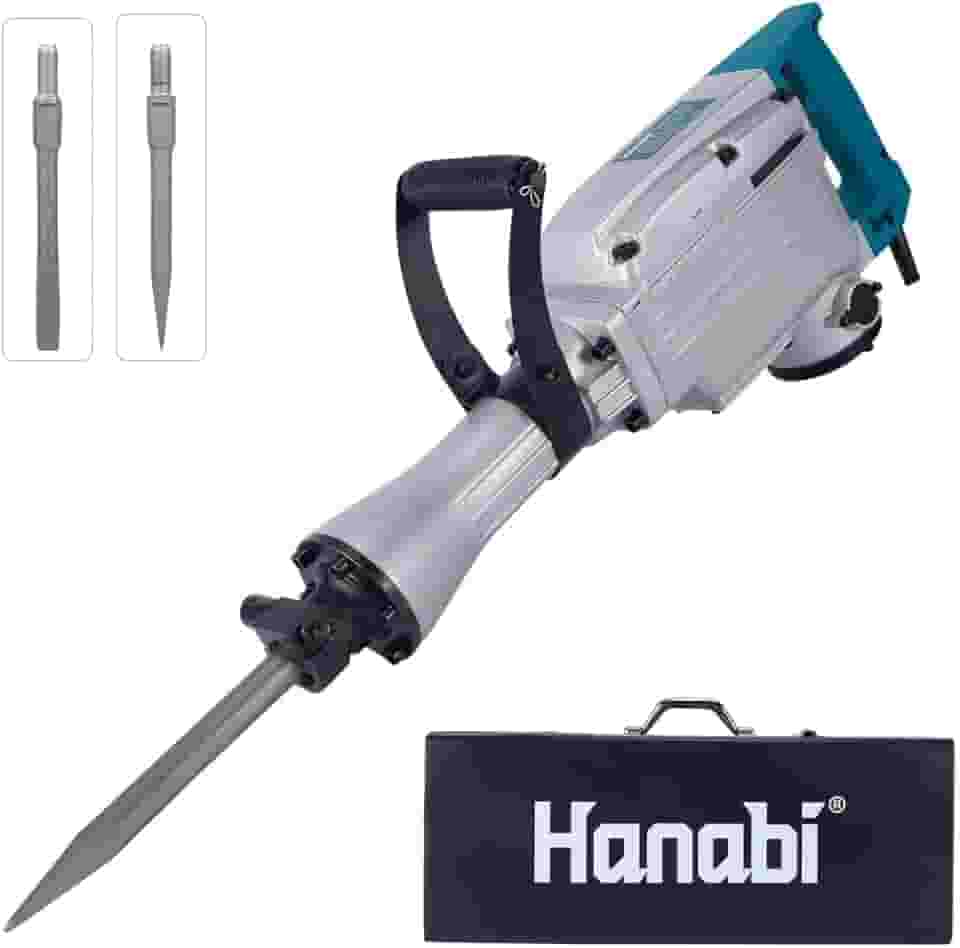 Martelo Demolidor 15kg 30kg Para Concreto 1240W 220V Profissional com Cinzel com Maleta Martelete Rompedor Pesado