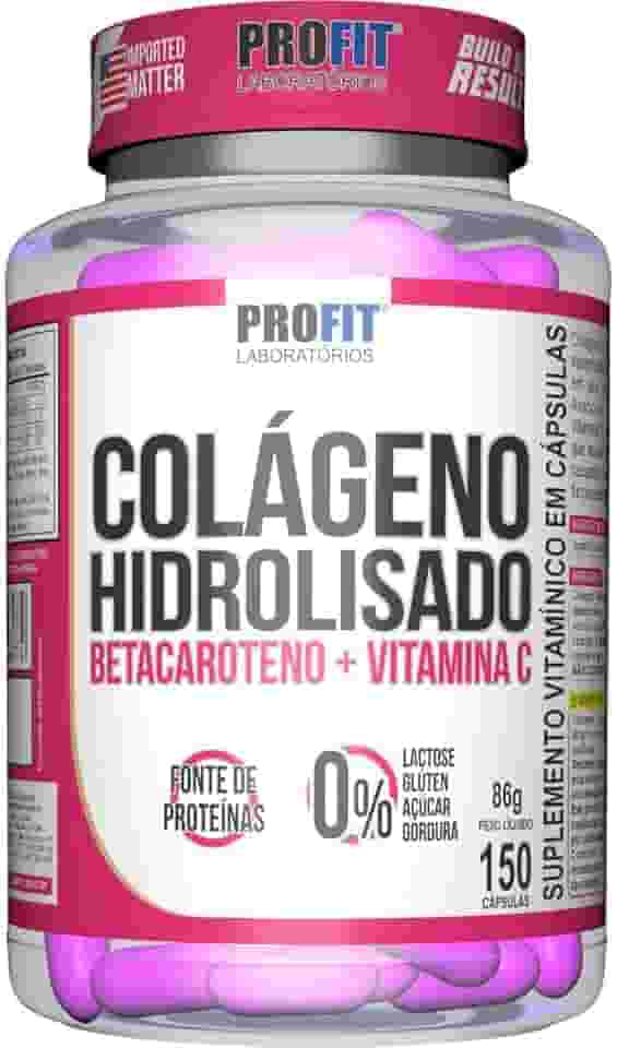 Profit laboratório Colágeno Hidrolisado - 150 Cápsulas - Profit Profit Laboratório