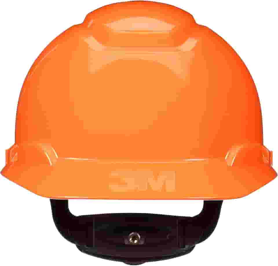 3M, Capacete de Segurança H-706, Secure Fit com Suspensão de Catraca e Sensor UV - Laranja