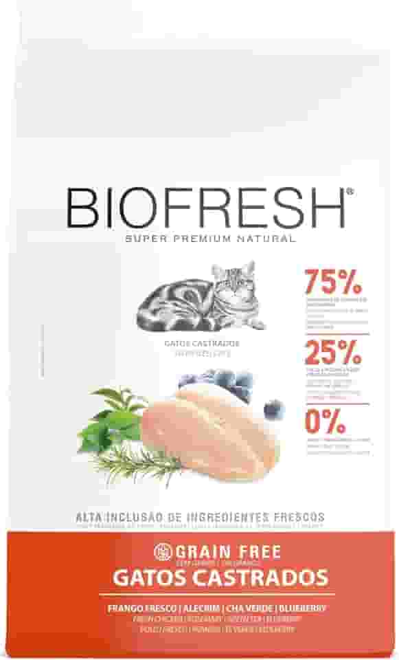 HERCOSUL Ração Biofresh Gatos Castrados Frango 7 5 Kg