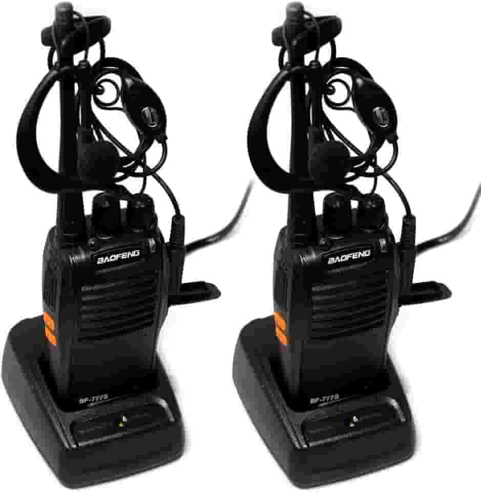 Kit 4 Radios Comunicador Walk Talk Baofeng Bf-777s + Fone