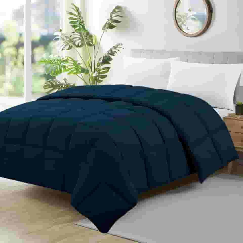 Camesa Edredom Ecopluma Toque de Pluma Queen 240x260cm - Marinho