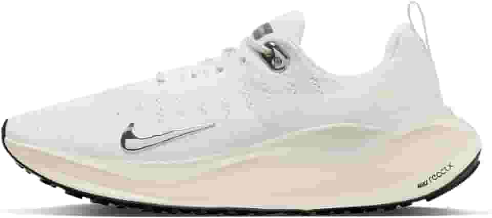 Tênis de corrida feminino InfinityRN 4 (DR2670-104, branco/vela/leite de coco/cromado)