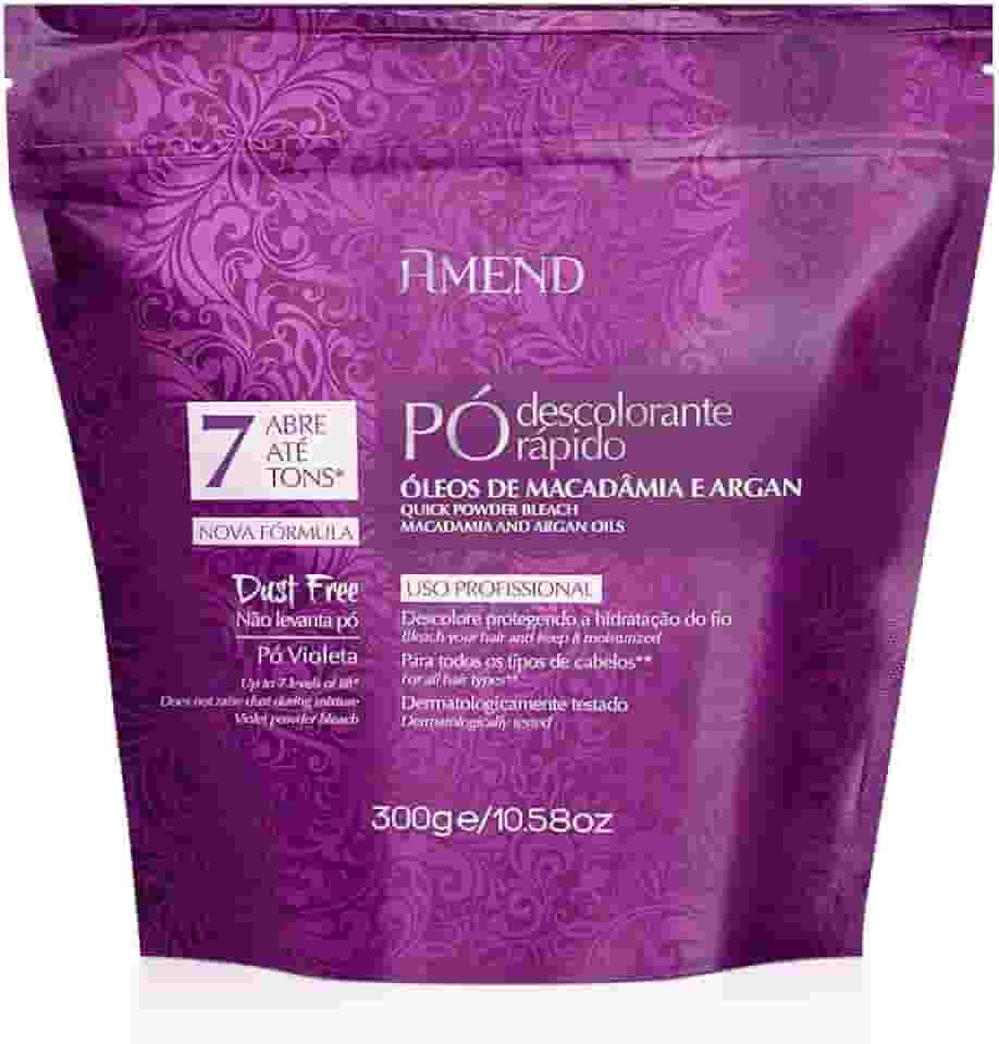 Pó Descolorante Rápido Amend Colágeno Hidrolisado e Proteína da Seda 300g