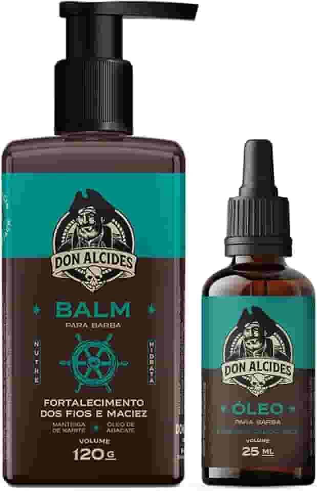KIT BALM E ÓLEO PARA BARBA DON ALCIDES CALICO JACK