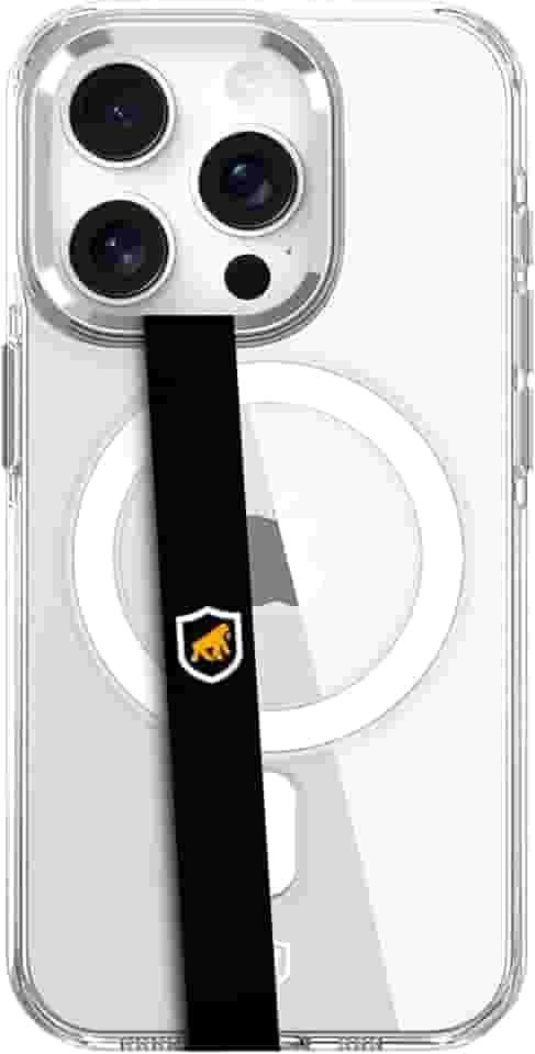 Gshield Fita Salva Celular para Traseira de Capa, Evita Quedas, Preta