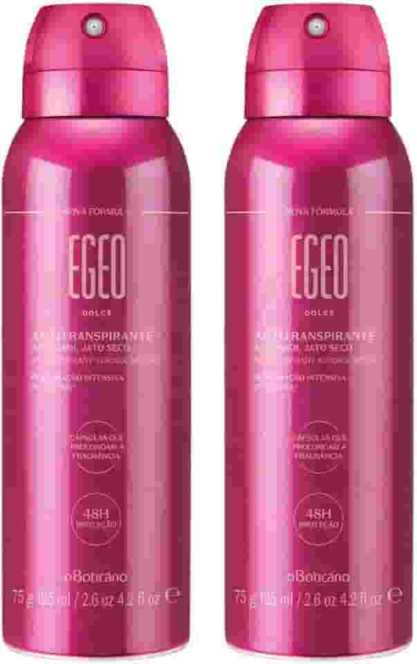 Desodorante Feminino Egeo Dolce Boticário Kit Com 2 Unidades