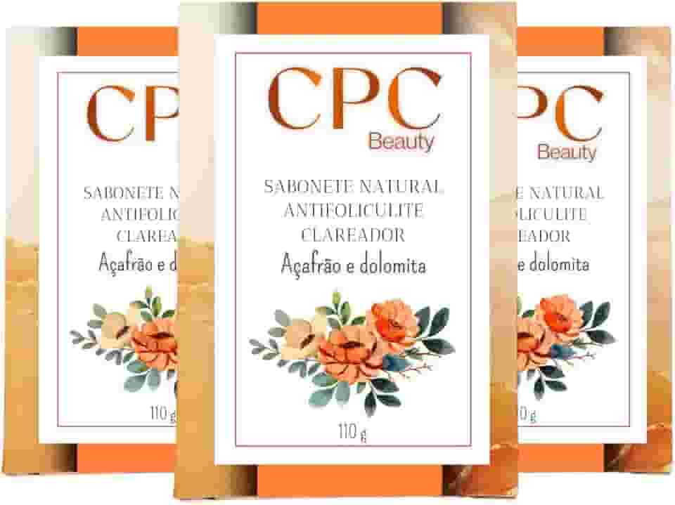 Sabonete Natural Depilatório e Anti Foliculite com Açafrão e Dolomita CPC Beauty (3)