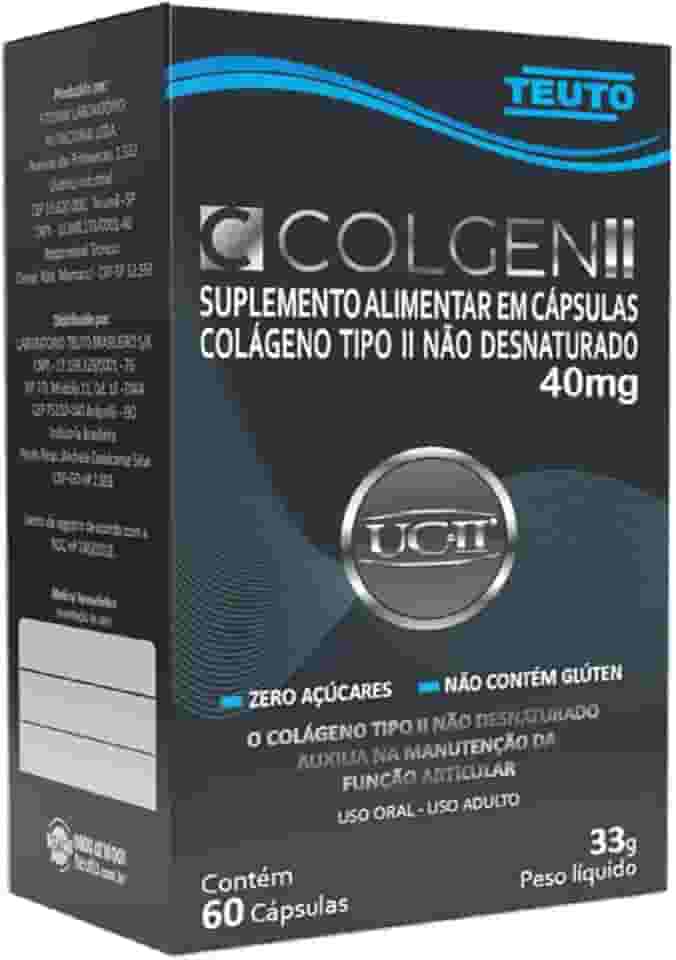 Colgen II c/60 40mg colágeno tipo 2 não desnaturado