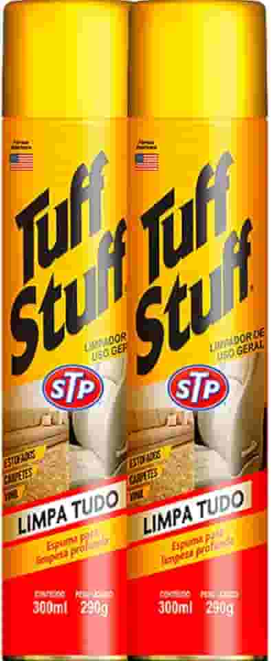Kit 2 Tuff Stuff Espuma Magica Limpadora Limpa Tudo Limpa Estofado Sofa Tenis Carpete STP