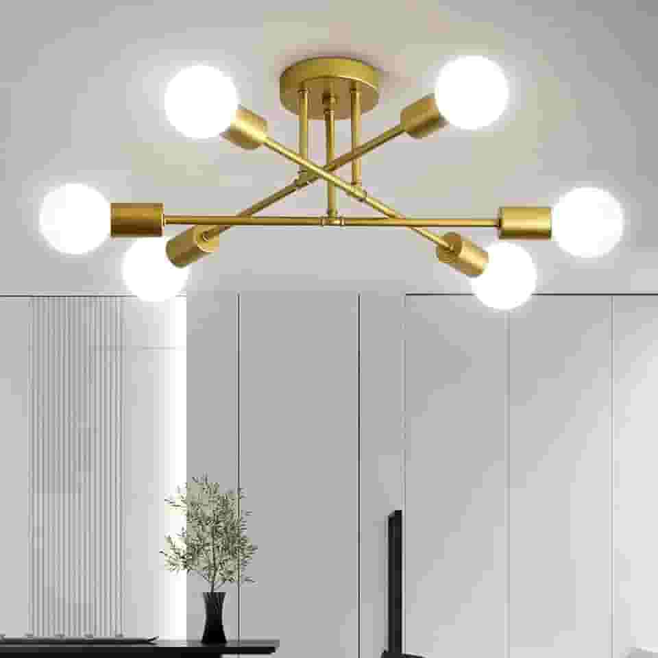 BEMMY Luminária de Teto, Luminária Pendente, Lustre de Iluminação Tricolor 85-265V Compatível com Lâmpadas E27 (Lâmpada Não Incluída). A única loja autorizada "Bemmy-BR.