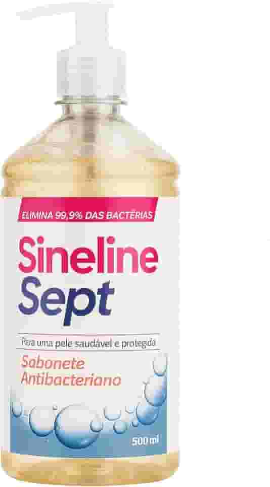 Sineline Assept Sabonete Líquido Antisséptico Para Corpo e Mãos Vegano Sem Triclosan Elimina 99,9% das Bactérias