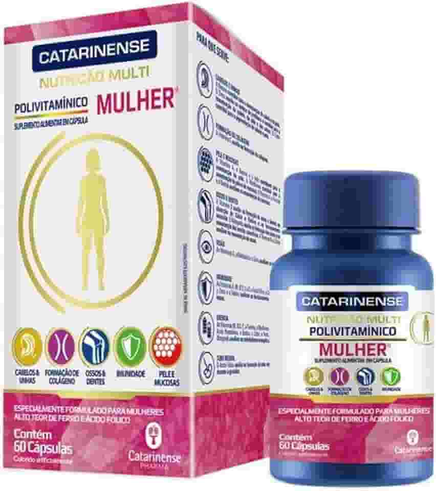 Catarinense Polivitamínico Mulher Cat Multi 60 Cps