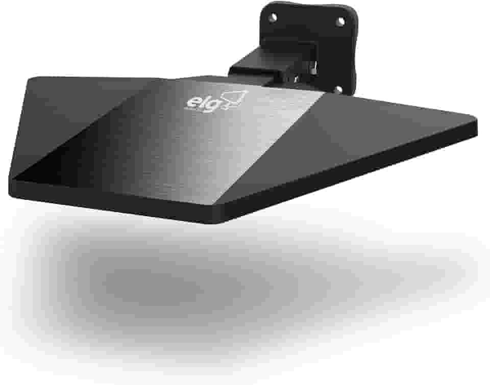 Antena Digital Externa para TV Wave, Cabo de 10m, Ganho de 8dB, Alcance 60km, Compatível com Sinal Analógico e Digital, Cinza, HDTVEX800PLUS, ELG