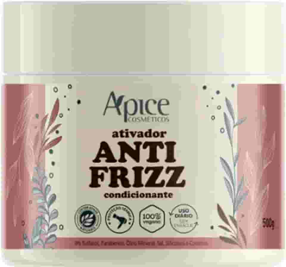 Ativador Anti Frizz Ápice | Definição, Hidratação e Proteção para Cabelos Cacheados, Ondulados, Crespos e em Transição | 500g