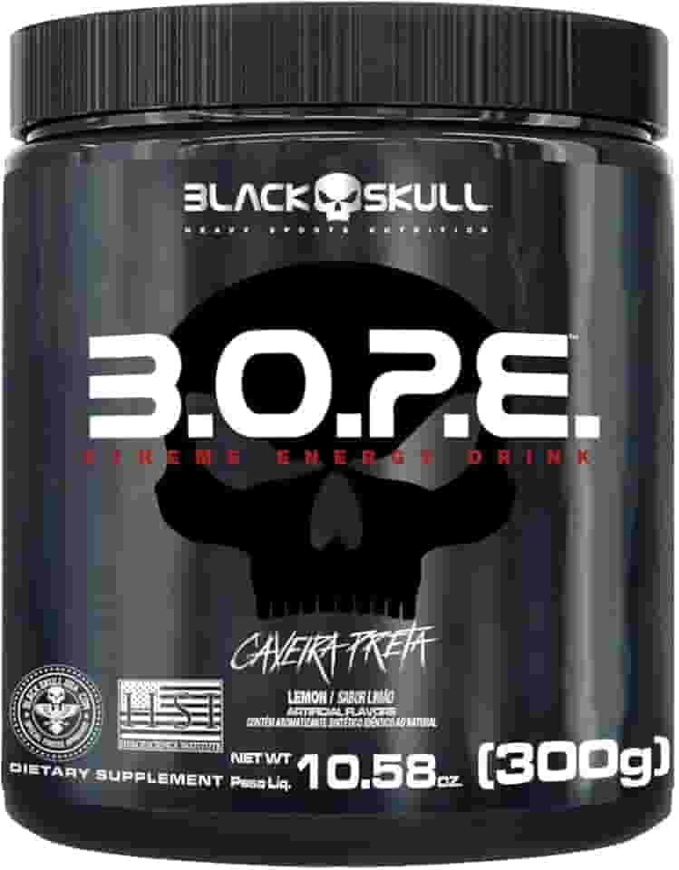 B.O.P.E Pré Treino - 300G Limão - Black Skull, Black Skull