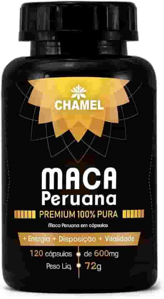 Chamel Maca Peruana Em Cápsulas - 120 Cápsulas De 600Mg