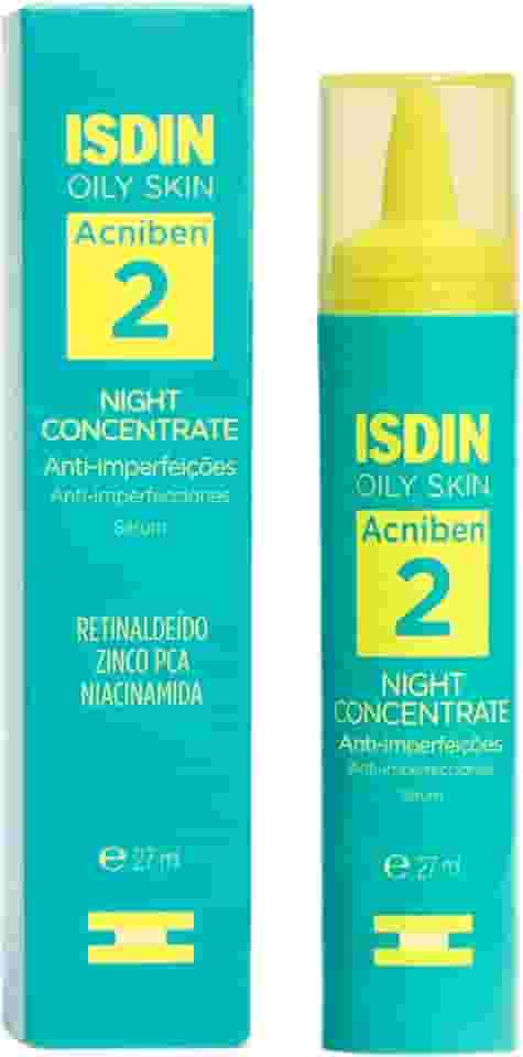 ISDIN Acniben Sérum Noturno Anti-imperfeições para Pele Acneica Night Concentrate - 27ml