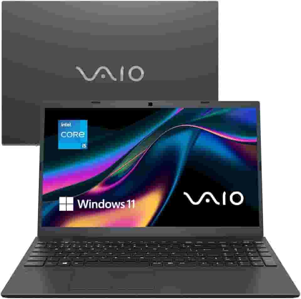 Notebook VAIO FE14 Intel Core i7 12ª gen Windows 11 Home 8GB RAM 512GB SSD, Tela 14 Polegadas Full HD Antirreflexo, Cinza Grafite - VJFE44F11X-B0411H