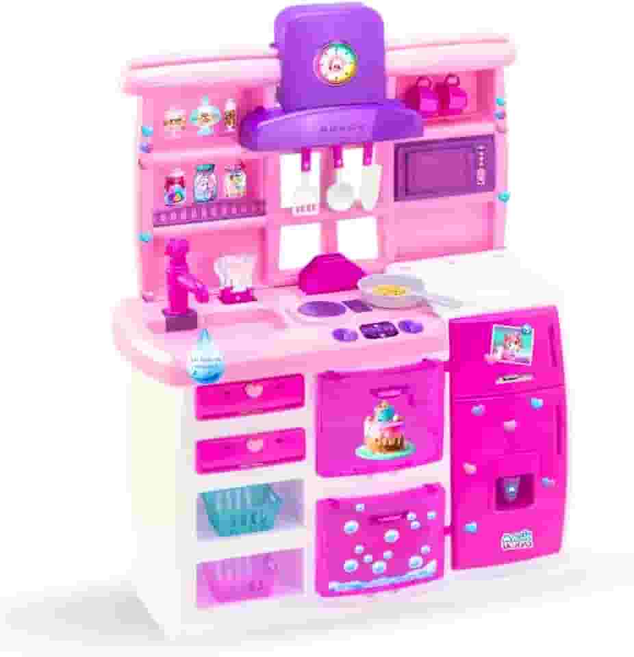 Magic Toys Cozinha Infantil Completa Com Água Som Acessórios