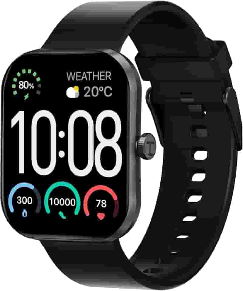 HAYLOU S6 Relógio Inteligente para Homens e Mulheres,Tela HD de 2,01",Bluetooth Telefone Chamada,127 Modos de Treino,IP68 à Prova d‘Água Relogio Smartwatch