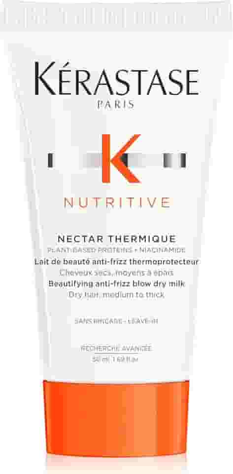Kérastase Creme Leave-In Nutritive Nectar Thermique com proteçãoao contra o calor |Condição profunda e reduz o frizz | Suavidade e brilho instantâneos | Com proteinas vegetais | Para cabelos