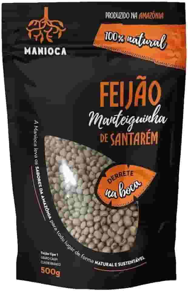 Feijão Manteiguinha de Santarém 100% Natural 500g - Manioca