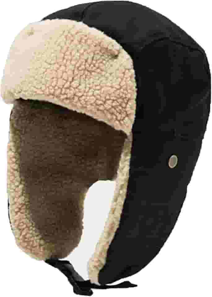 Chapéu caçador térmico de inverno para homens e mulheres chapéus de clima frio Russo Ushanka boné de neve chapéu de ciclismo Earflap