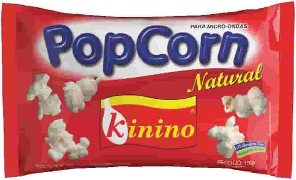 PIPOCA MICROONDAS NATURAL KININO 100G