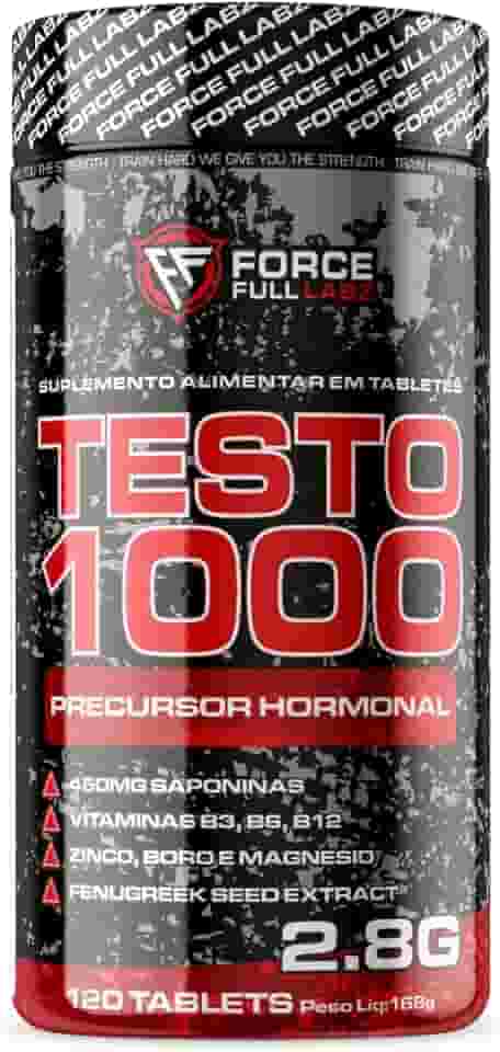 Testo 1000 Vitamina B12 Saponinas 120 Tablets Force Full Labz