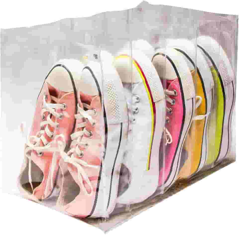 Colmeia Organizador para Sapatos Transparente Cristal Tenis Chinelo Rasteirinha Bota Porta Sapatos Sapateira Armários Organizados Nizz Organizadores