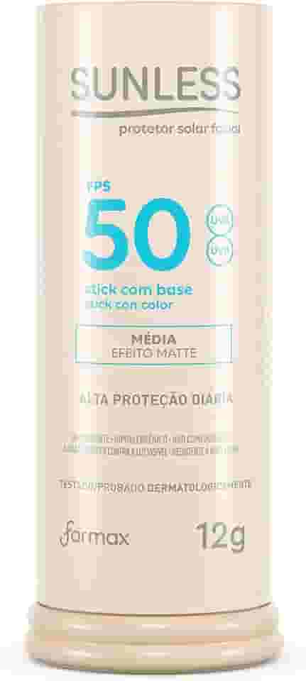 Farmax - Prot Solar Facial Sunless Farmax Stick 12G Fps50 Media