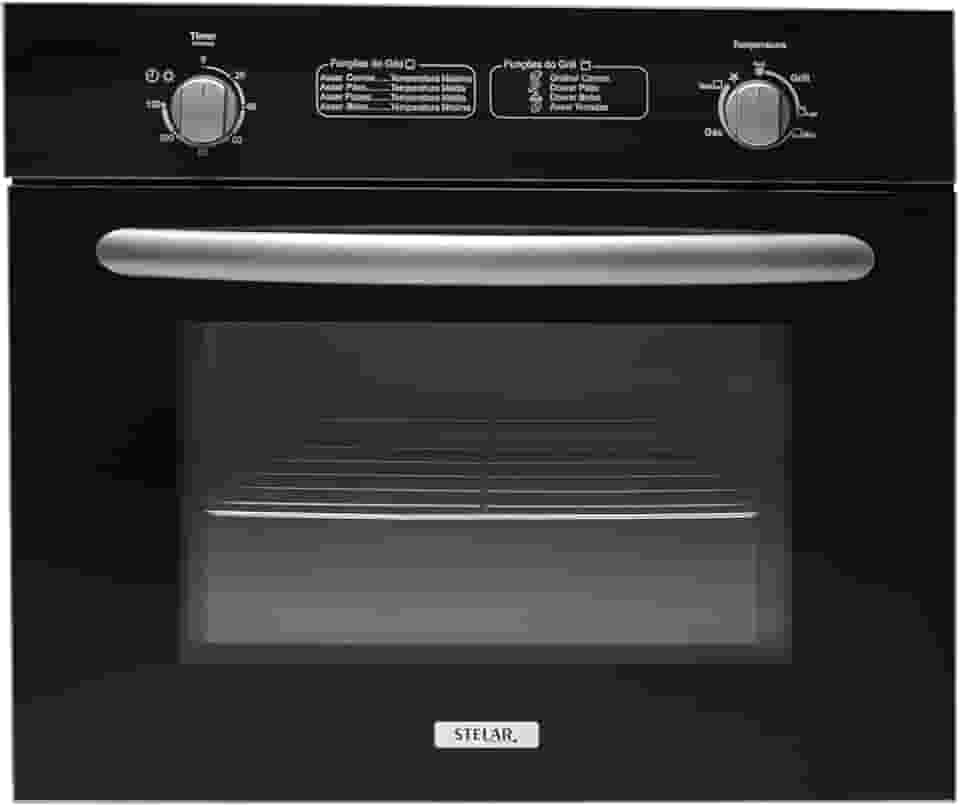 Forno De Embutir À Gás Stelar Napoli De 46 Litros Preto 127v