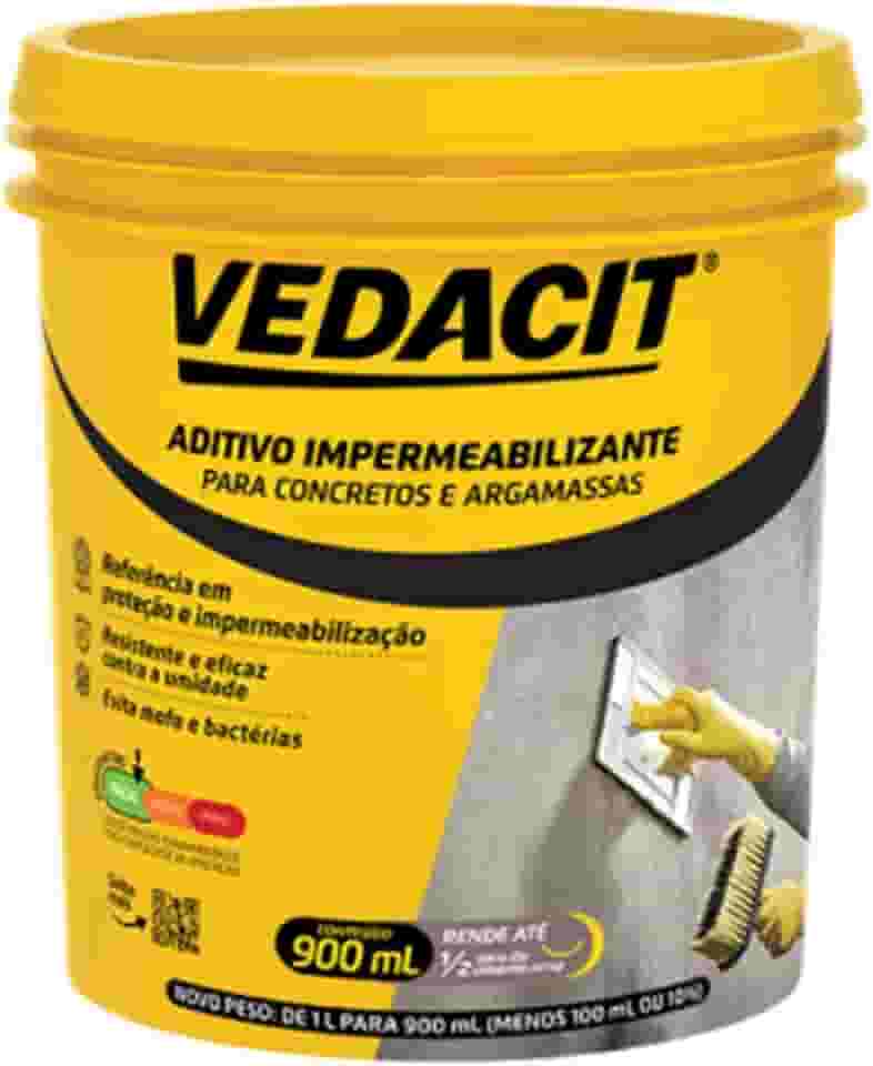 Aditivo Impermeabilizante para Concreto E Argamassa Vedacit 900 Ml