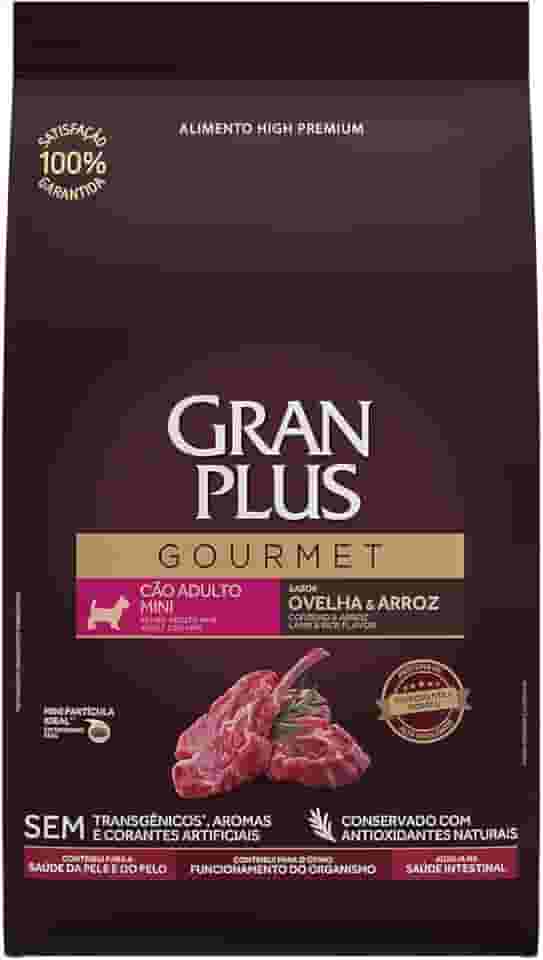 Ração GranPlus Gourmet para Cães Adultos de Porte Mini Sabor Ovelha 10,1kg