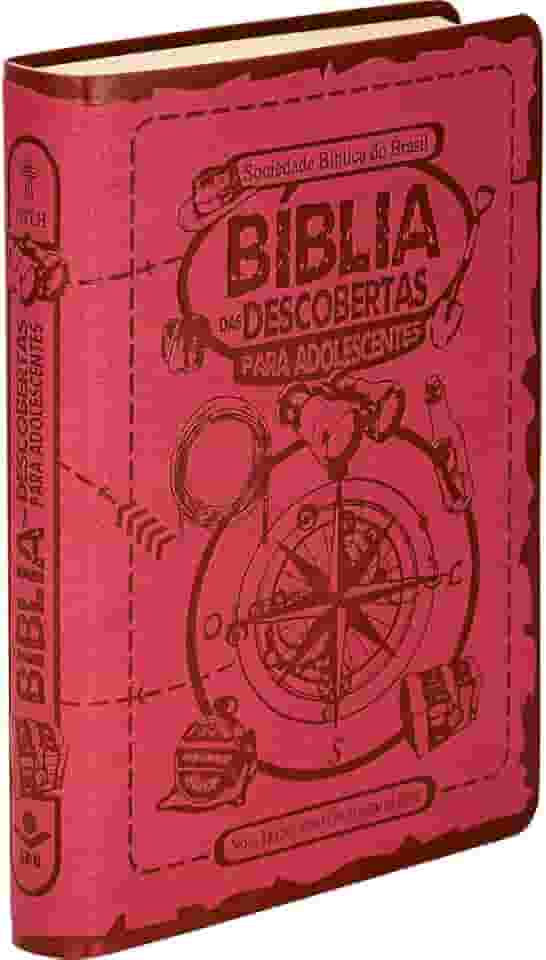 Bíblia das Descobertas para Adolescentes NTLH | SBB | A Bíblia das Descobertas para Adolescentes - Capa em couro sintético, pink: Nova Tradução na Linguagem de Hoje (NTLH)