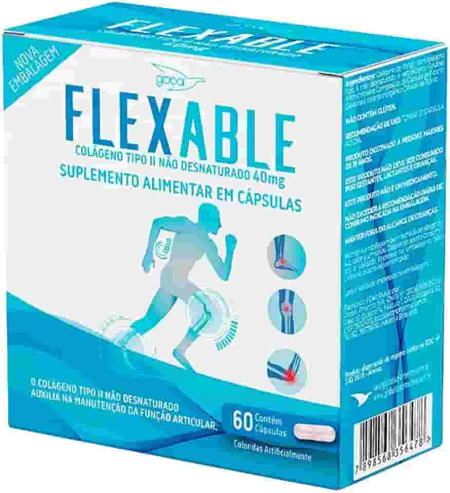 Flexable Colágeno Tipo Ii não desnaturado 60cáps Global Suplementos