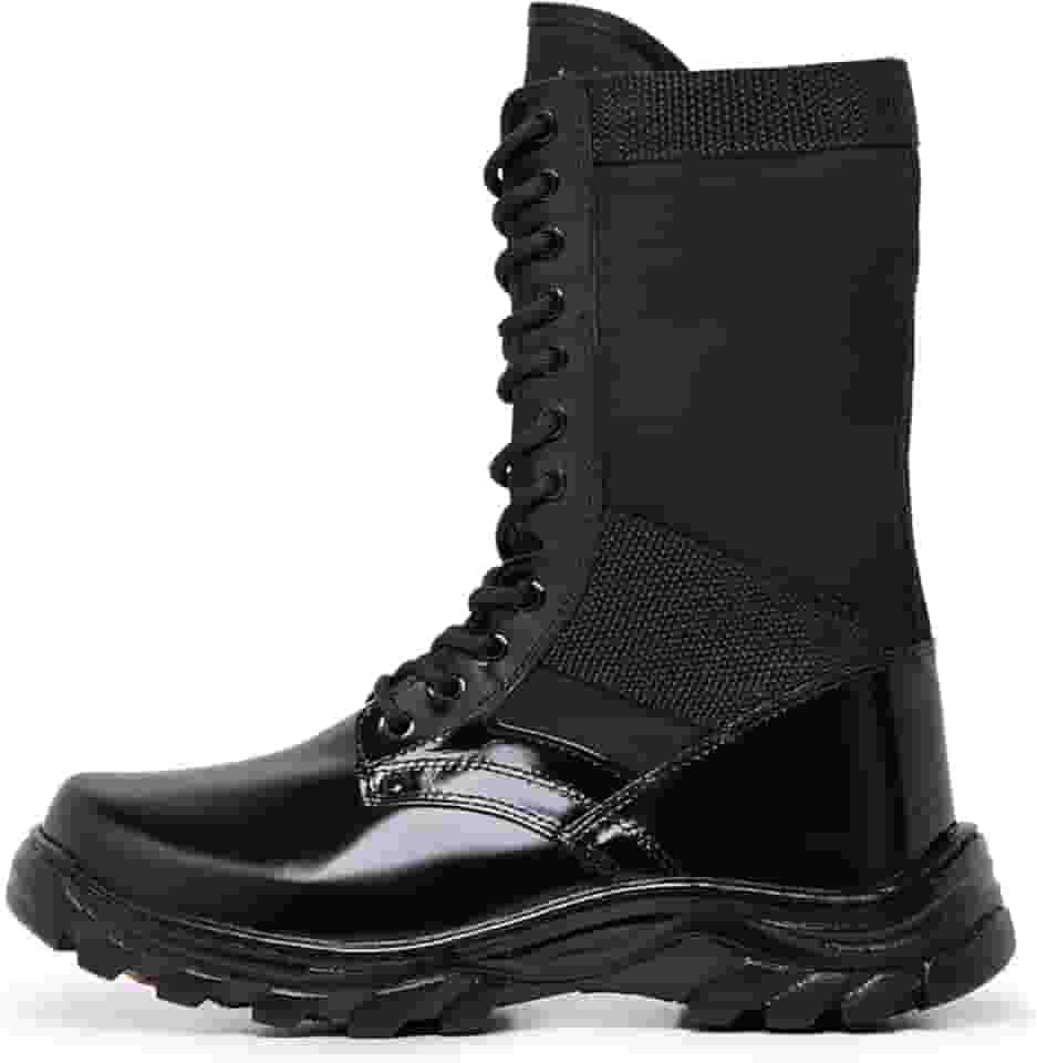 Coturno Patriota Cordura c/Zíper Embutido Cor:Preto;Tamanho:46