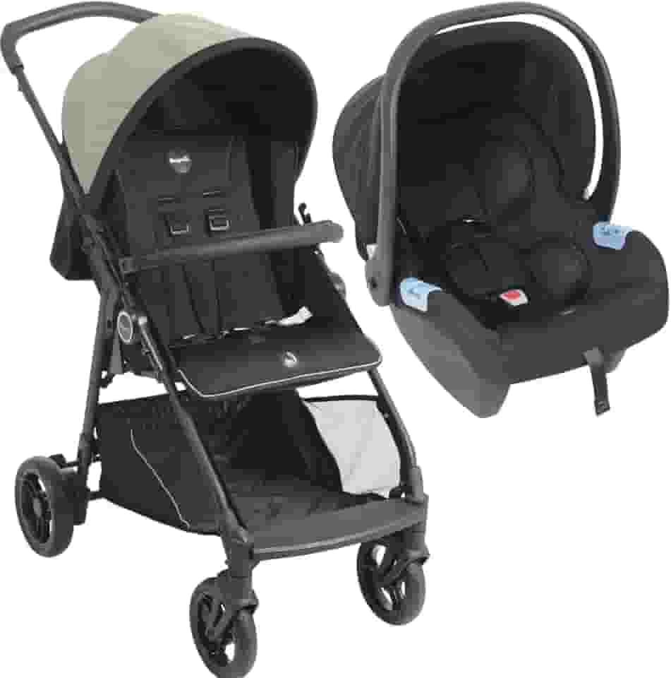 Carrinho de Bebe Passeio com Bebe Conforto Burigotto Lui Sand