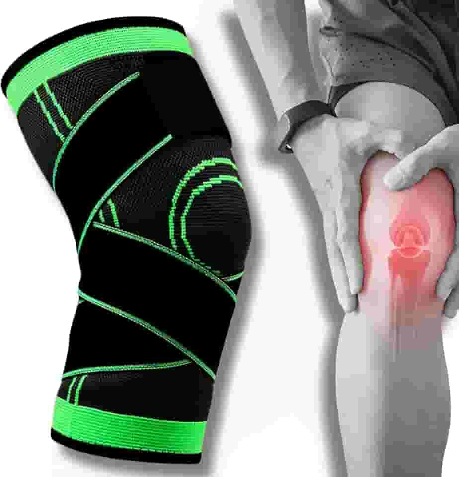 Joelheira De Compressão Ortopédica Para Articulação Alivia Dores Prevenção e Recuperação Esportiva Corrida Futebol Basquete Crossfit Academia Musculação Volêi Futsal Premium