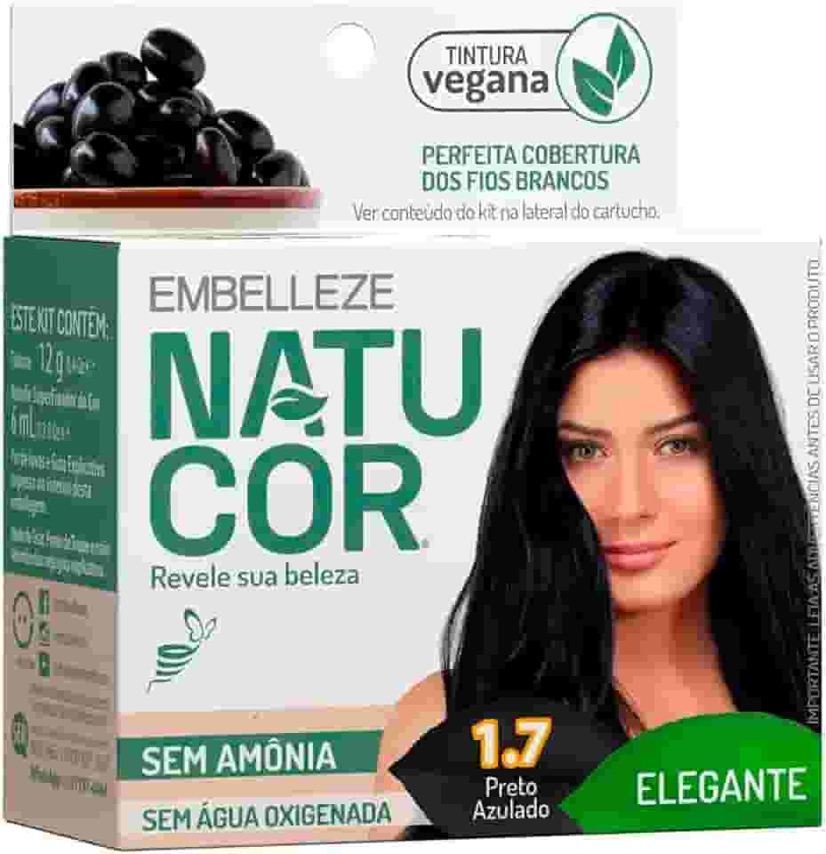 natucor Tintura Natucor 1.7 Preto Azulado 12G