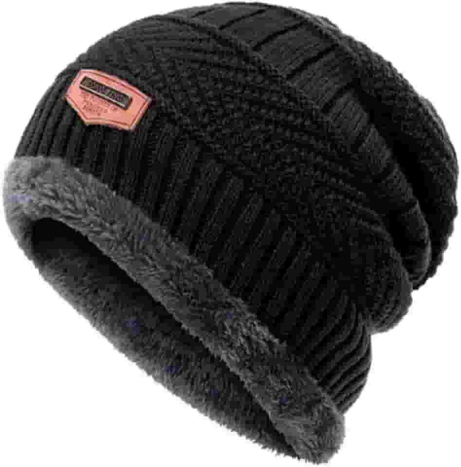 Gorro Frio Extremo Lã Forrado Pelinho Touca Estilosa Feminina Masculino Cores Viagem