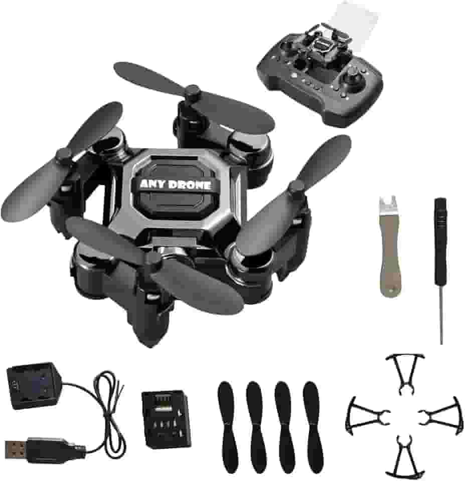 Drone Black Plus Câmera 4K 2.4G Wifi Fpv Drone para iniciantes Drone flip para crianças com decolagem e pouso Altitude Hold App Co