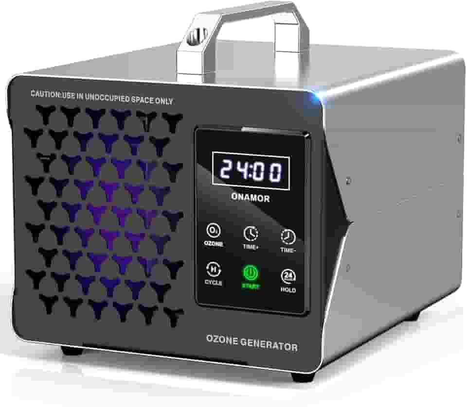 onamor Gerador De Ozônio Digital Onamor, Eliminador Odores 99.000 Mg, Máquina Alta Capacidade Para Remoção Até 740 M², Eliminador, Ozonizador Ionizador Casa, Carro, Fumaça, Quarto Animais Estimação