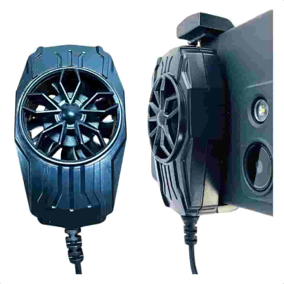 Cooler Gamer Portátil Para Celular Resfriador Usb De Celular Regrigerador Silencioso Jogos Tiro Ventilador Smartphone Games Resfriamento Silencioso Telefone