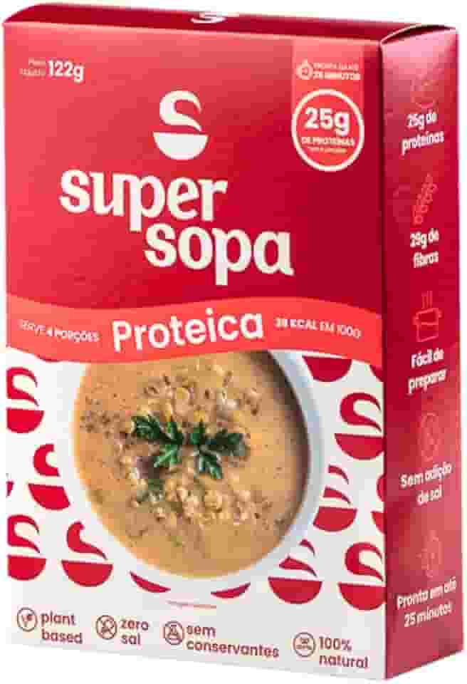 Super Sopa Proteica Cremosa 100% natural - 122g