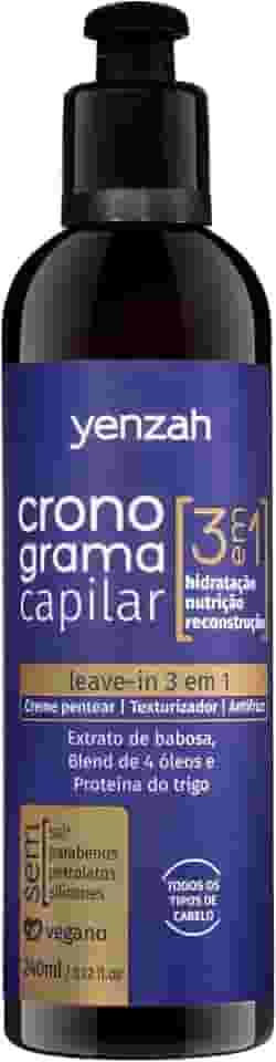 YENZAH - CRONOGRAMA 3 EM 1 - LEAVE IN, Yenzah