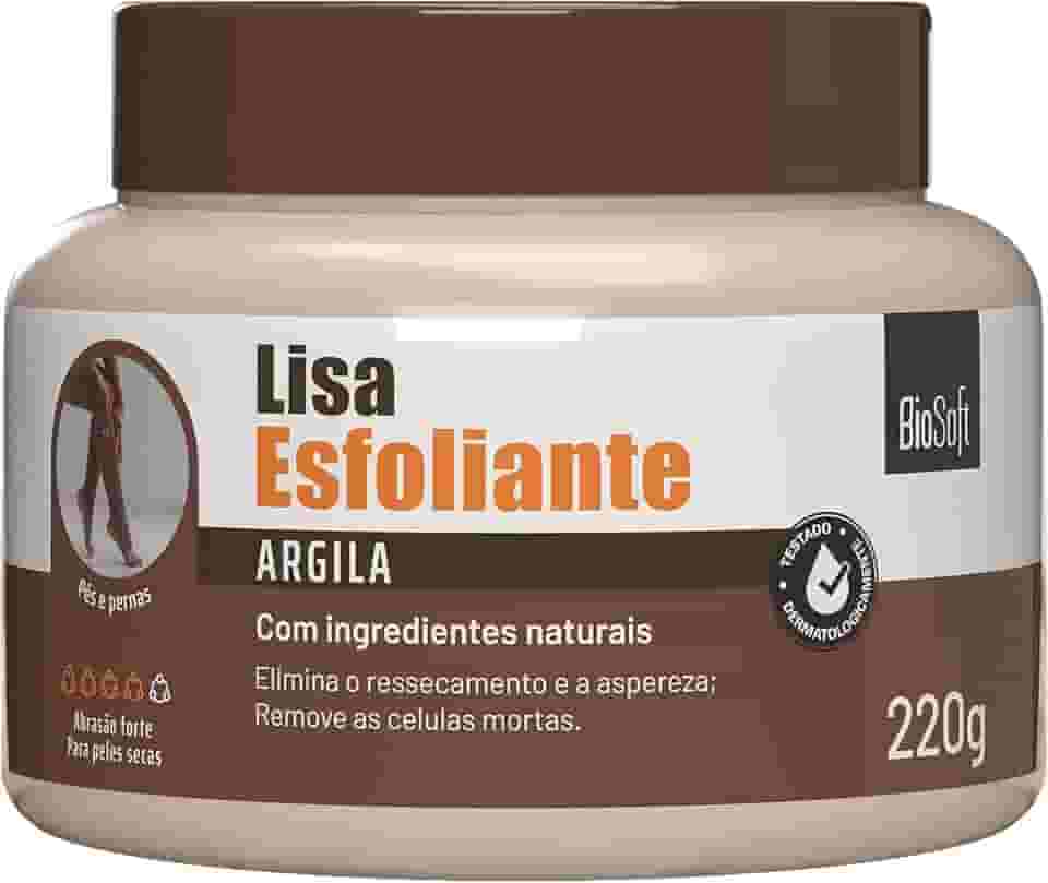 Soft Hair Lisa Pé Esfoliante - Pernas E Pés (Argila) Biosoft - 220G